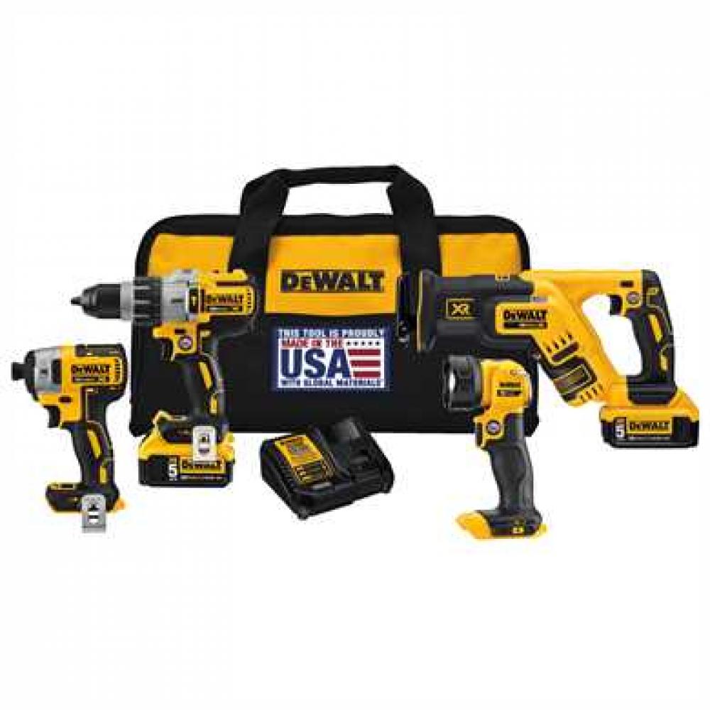 20V MAX* XR Brushless 4 Tool Combo Kit<span class=' ItemWarning' style='display:block;'>Item is usually in stock, but we&#39;ll be in touch if there&#39;s a problem<br /></span>