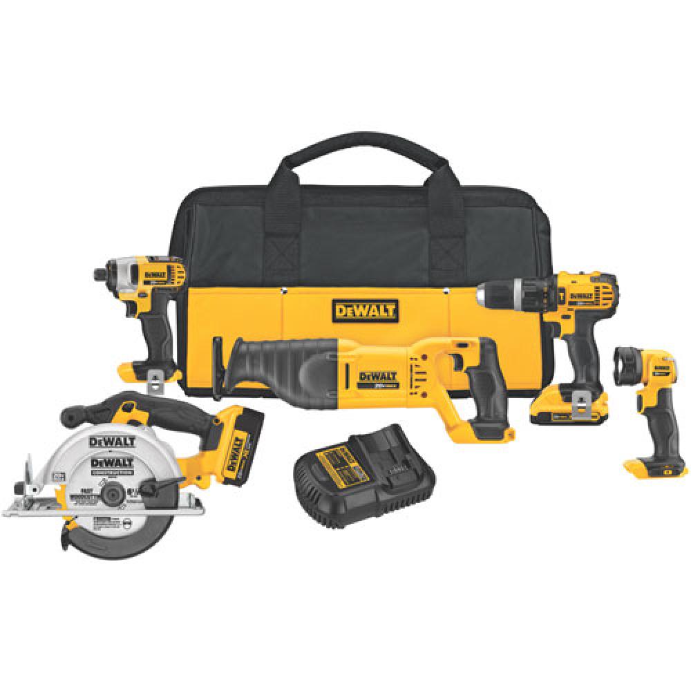 20V MAX Compact 5 Tool Combo Kit<span class=' ItemWarning' style='display:block;'>Item is usually in stock, but we&#39;ll be in touch if there&#39;s a problem<br /></span>