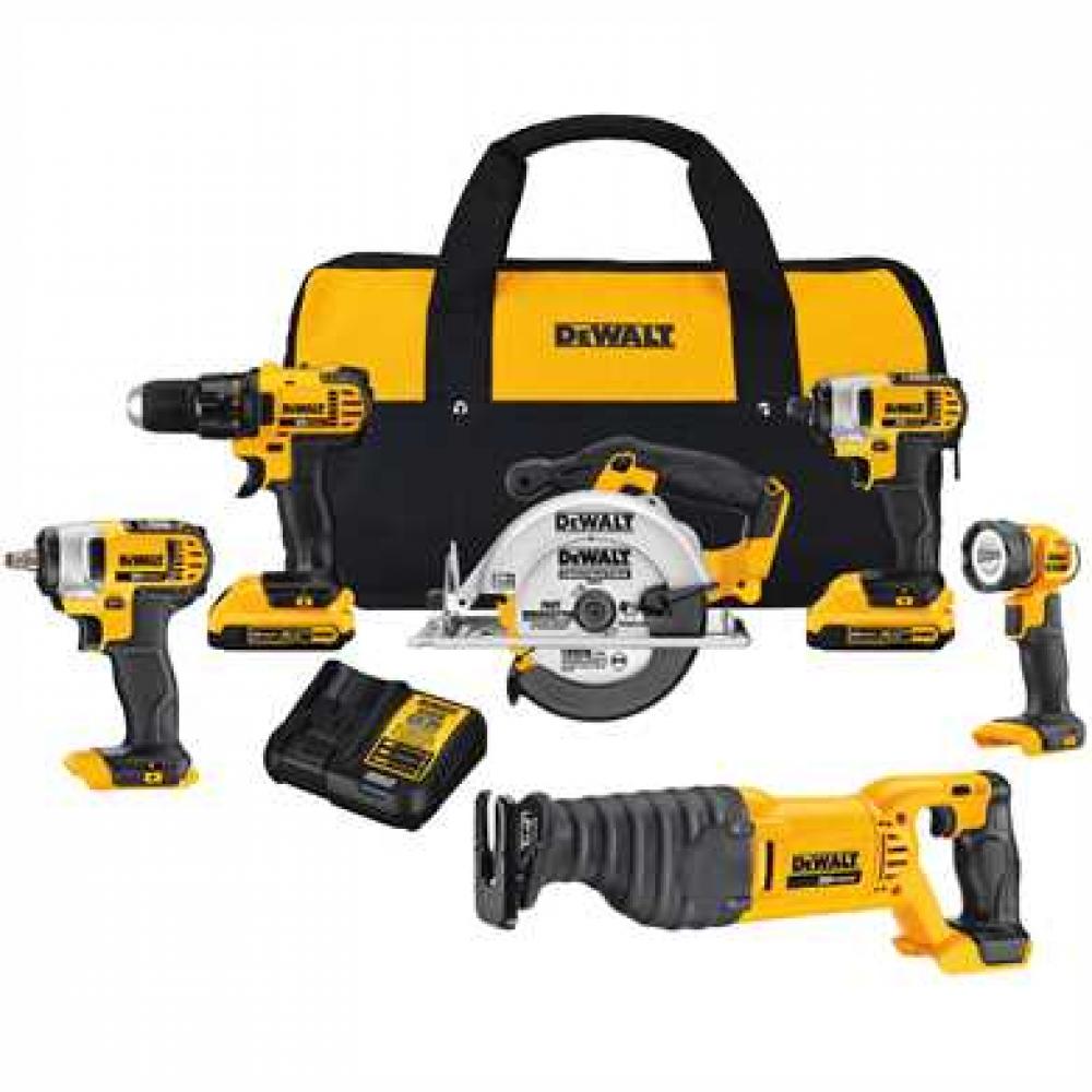 20V MAX* Compact 6-Tool Combo Kit<span class=' ItemWarning' style='display:block;'>Item is usually in stock, but we&#39;ll be in touch if there&#39;s a problem<br /></span>