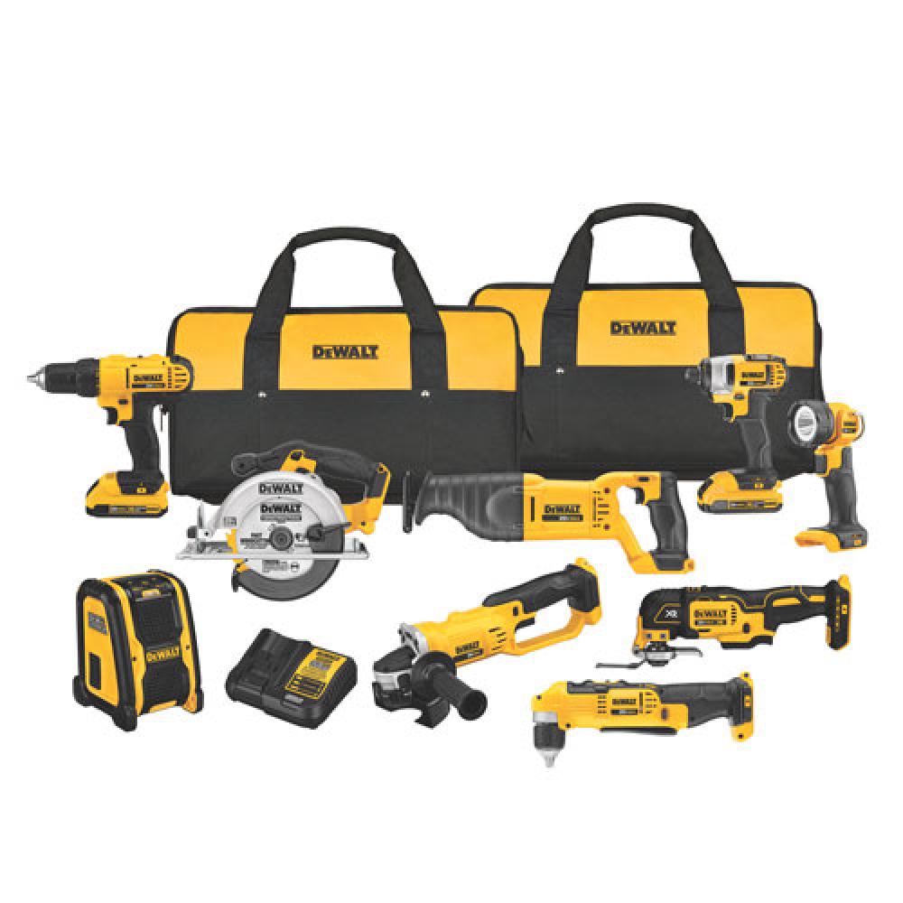 20V MAX* 9-Tool Combo Kit<span class=' ItemWarning' style='display:block;'>Item is usually in stock, but we&#39;ll be in touch if there&#39;s a problem<br /></span>