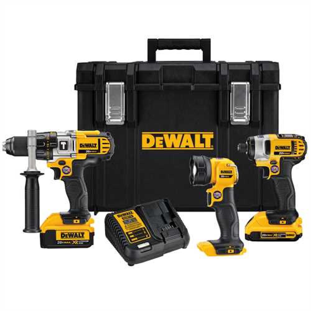 20-Volt Max Lithium-Ion Cordless Combo Kit with Tough Case (3-Tool)<span class=' ItemWarning' style='display:block;'>Item is usually in stock, but we&#39;ll be in touch if there&#39;s a problem<br /></span>