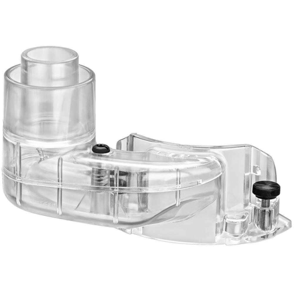 Compact Router Dust Collection Adapter for Fixed Base<span class=' ItemWarning' style='display:block;'>Item is usually in stock, but we&#39;ll be in touch if there&#39;s a problem<br /></span>