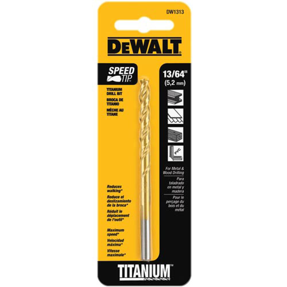 13/64&#34; Titanium Speed Tip Drill Bit<span class=' ItemWarning' style='display:block;'>Item is usually in stock, but we&#39;ll be in touch if there&#39;s a problem<br /></span>
