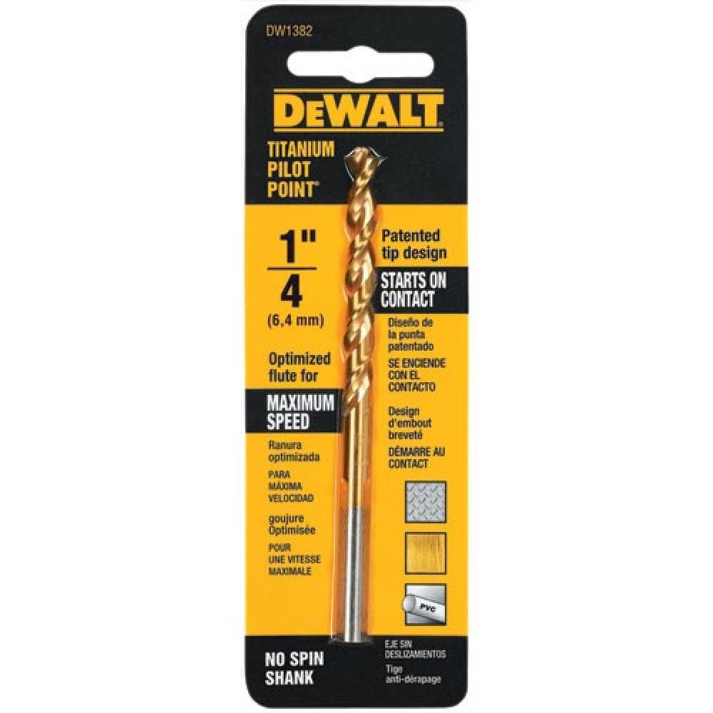 1/4&#34; Titanium Pilot Point Bit<span class=' ItemWarning' style='display:block;'>Item is usually in stock, but we&#39;ll be in touch if there&#39;s a problem<br /></span>
