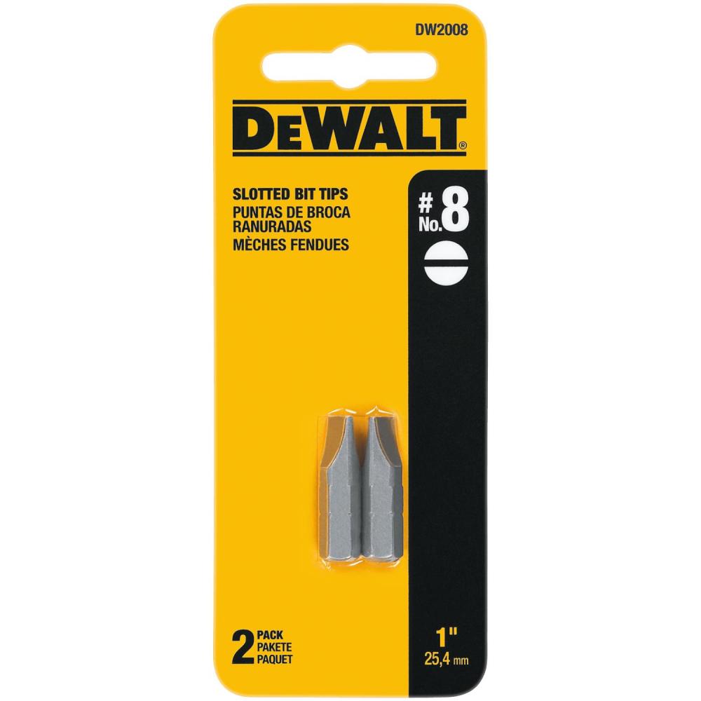 #8  SLOTTED INSERT BIT TIP (2 PK)<span class=' ItemWarning' style='display:block;'>Item is usually in stock, but we&#39;ll be in touch if there&#39;s a problem<br /></span>
