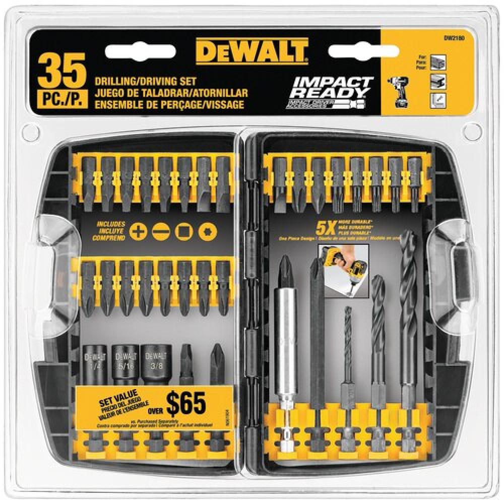 35-Pc. IMPACT READY(R) Drilling/Fastening Set<span class=' ItemWarning' style='display:block;'>Item is usually in stock, but we&#39;ll be in touch if there&#39;s a problem<br /></span>