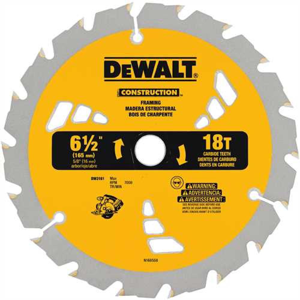 6-1/2&#34; 18T Carbide Thin Kerf Circular Saw Blade<span class=' ItemWarning' style='display:block;'>Item is usually in stock, but we&#39;ll be in touch if there&#39;s a problem<br /></span>