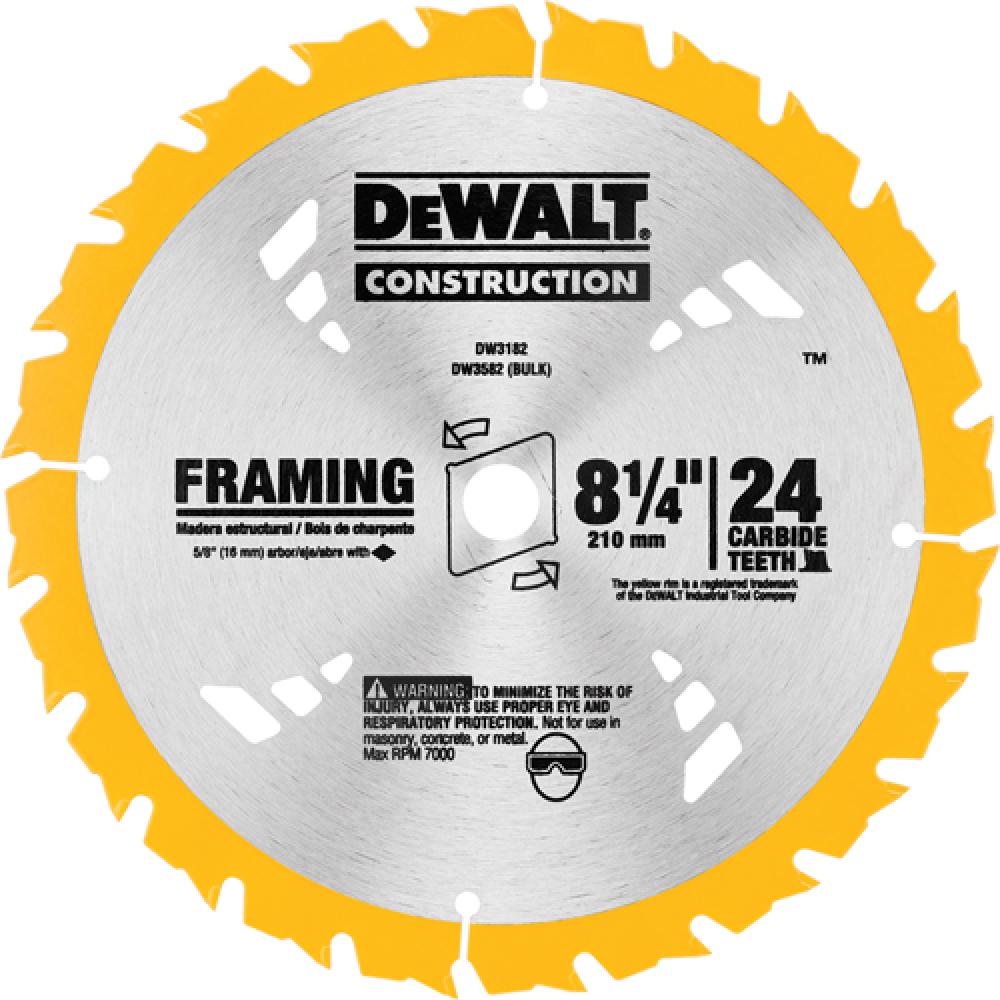 8-1/4&#34; 24T Carbide Thin Kerf Circular Saw Blade (Bulk)<span class=' ItemWarning' style='display:block;'>Item is usually in stock, but we&#39;ll be in touch if there&#39;s a problem<br /></span>