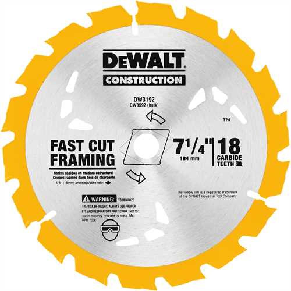 7-1/4&#34; 18T Carbide Thin Kerf Circular Saw Blade (Bulk)<span class=' ItemWarning' style='display:block;'>Item is usually in stock, but we&#39;ll be in touch if there&#39;s a problem<br /></span>
