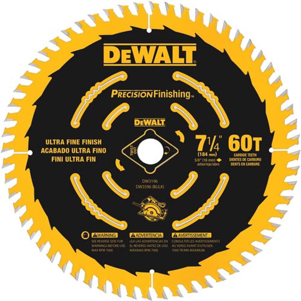7-1/4&#34; 60T Precision Finishing Saw Blade (Bulk)<span class=' ItemWarning' style='display:block;'>Item is usually in stock, but we&#39;ll be in touch if there&#39;s a problem<br /></span>