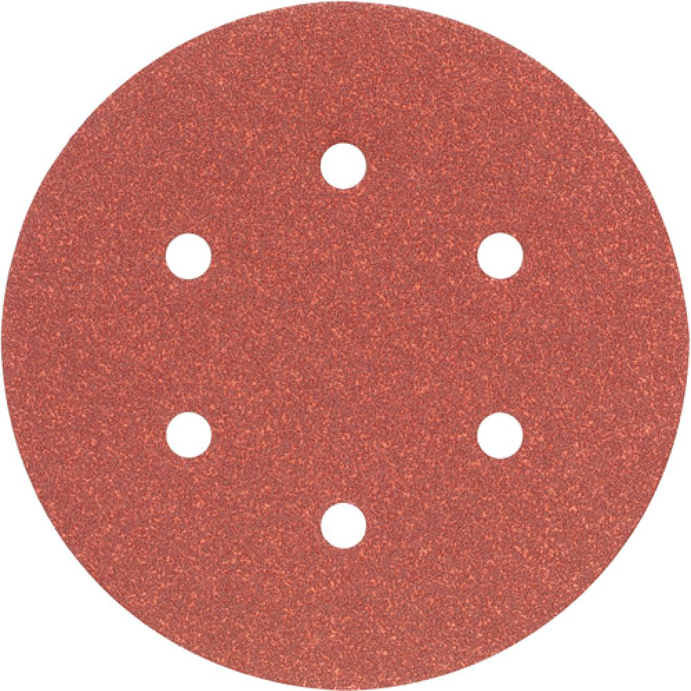 6&#34; 6 Hole 80 Grit Hook & Loop Random Orbit Sandpaper (5 pack)<span class=' ItemWarning' style='display:block;'>Item is usually in stock, but we&#39;ll be in touch if there&#39;s a problem<br /></span>