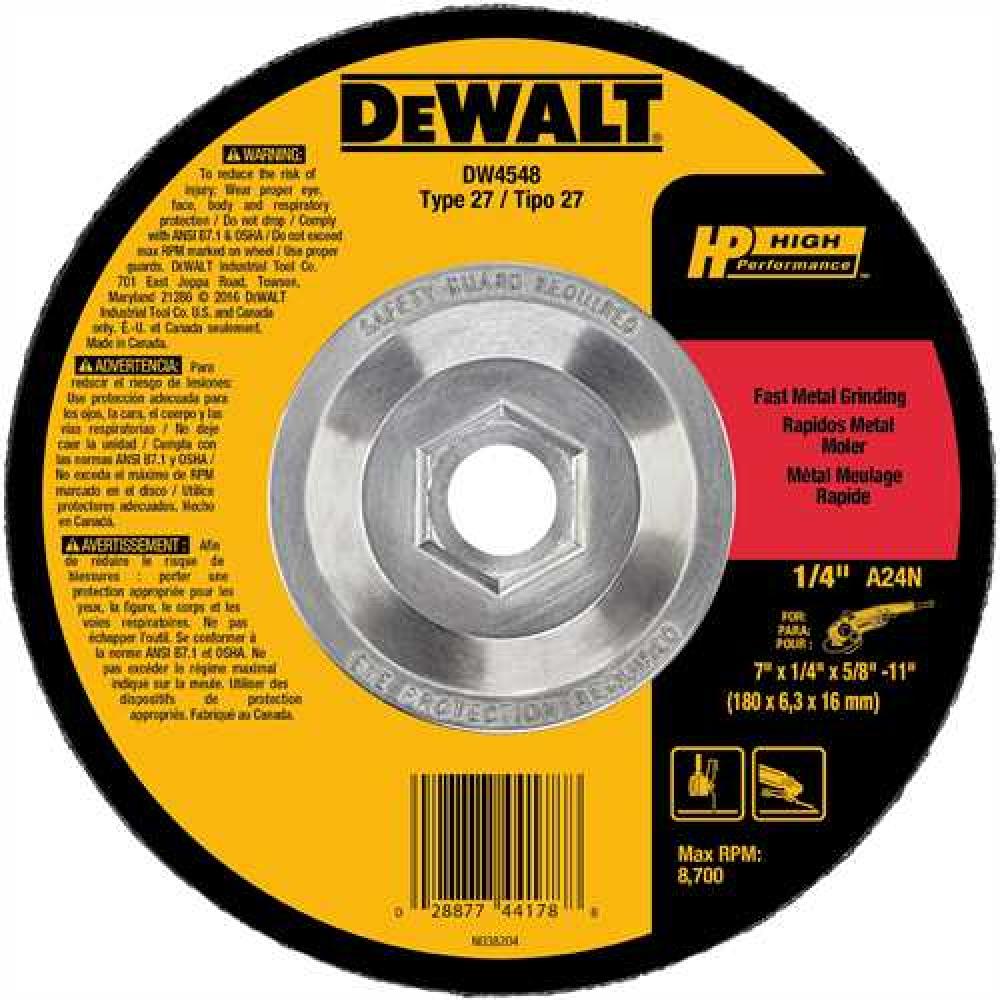 7&#34; x 1/4&#34; x 5/8&#34;-11 Fast Cutting Abrasive<span class=' ItemWarning' style='display:block;'>Item is usually in stock, but we&#39;ll be in touch if there&#39;s a problem<br /></span>