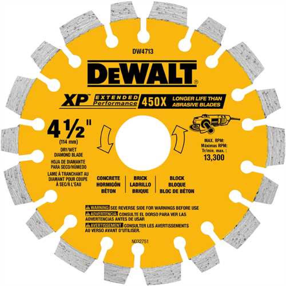 4-1/2&#34; XP segmented diamond blade<span class=' ItemWarning' style='display:block;'>Item is usually in stock, but we&#39;ll be in touch if there&#39;s a problem<br /></span>