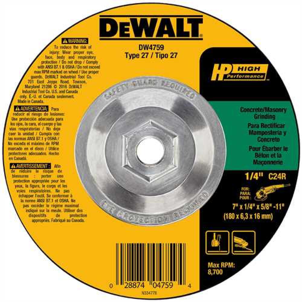 7&#34; x 1/4&#34; x 5/8&#34;-11 masonry grinding<span class=' ItemWarning' style='display:block;'>Item is usually in stock, but we&#39;ll be in touch if there&#39;s a problem<br /></span>