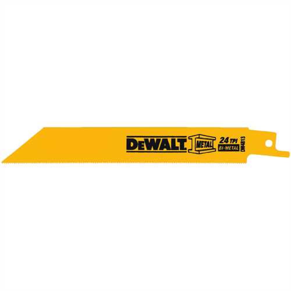 6&#34; 24 TPI Straight Back Bi-Metal Reciprocating Blade (25 pack)<span class=' ItemWarning' style='display:block;'>Item is usually in stock, but we&#39;ll be in touch if there&#39;s a problem<br /></span>