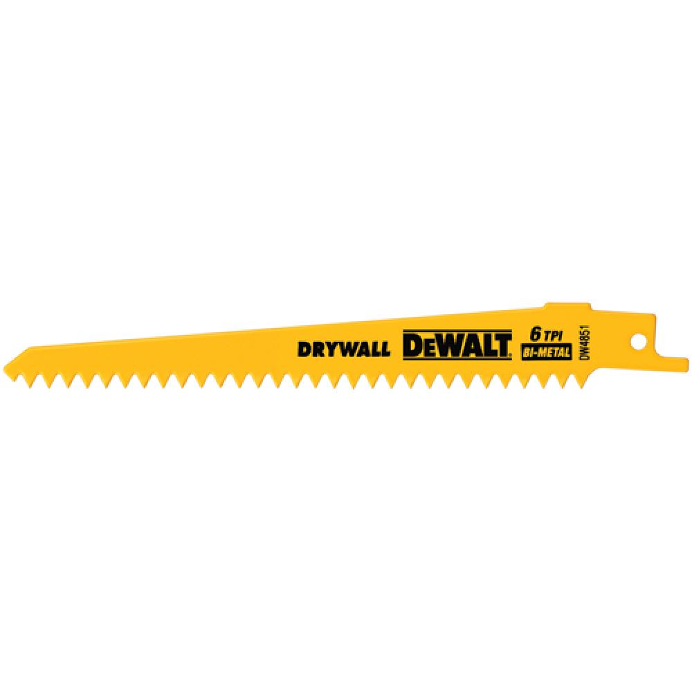 6&#34; 6 TPI Plaster Cutting Bi-Metal Reciprocating Saw Blade (5 pack)<span class=' ItemWarning' style='display:block;'>Item is usually in stock, but we&#39;ll be in touch if there&#39;s a problem<br /></span>