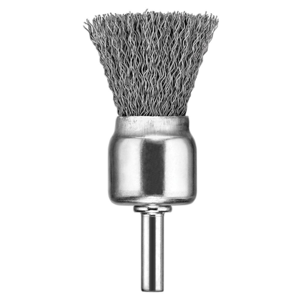 1&#34; x 1/4&#34; HP .014 Carbon Crimp Wire End Brush Bulk<span class=' ItemWarning' style='display:block;'>Item is usually in stock, but we&#39;ll be in touch if there&#39;s a problem<br /></span>