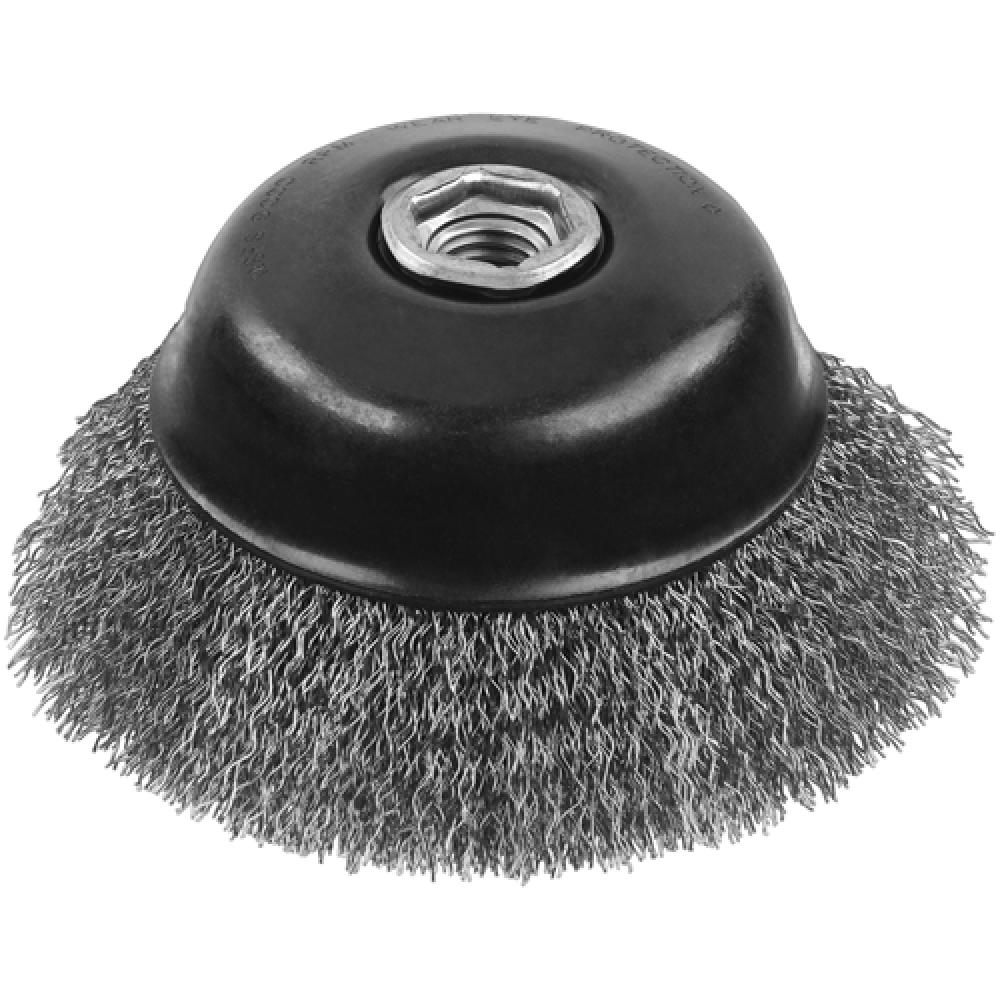 3&#34; x 5/8&#34;-11 XP .014 Stainless Crimp Wire Cup Brush<span class=' ItemWarning' style='display:block;'>Item is usually in stock, but we&#39;ll be in touch if there&#39;s a problem<br /></span>