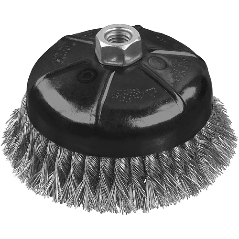 3&#34; x 5/8&#34;-11 XP .020 Stainless Knot Wire Cup Brush<span class=' ItemWarning' style='display:block;'>Item is usually in stock, but we&#39;ll be in touch if there&#39;s a problem<br /></span>
