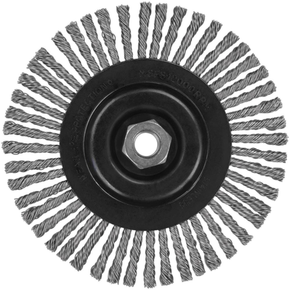6-1/2&#34; x 5/8&#34;-11 XP .020 Stainless Stringer Wire Wheel<span class=' ItemWarning' style='display:block;'>Item is usually in stock, but we&#39;ll be in touch if there&#39;s a problem<br /></span>