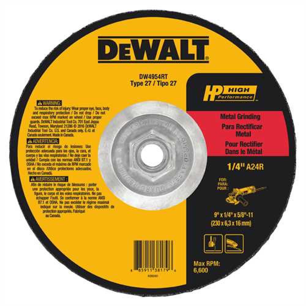 9&#34; X 1/4&#34; X 5/8&#34; - 11 Aluminum Oxide A24R Grinding Wheel<<span class=' ItemWarning' style='display:block;'>Item is usually in stock, but we&#39;ll be in touch if there&#39;s a problem<br /></span>