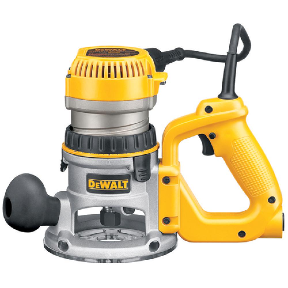 2-1/4 HP (maximum motor HP) EVS D-Handle Router with Soft Start<span class=' ItemWarning' style='display:block;'>Item is usually in stock, but we&#39;ll be in touch if there&#39;s a problem<br /></span>