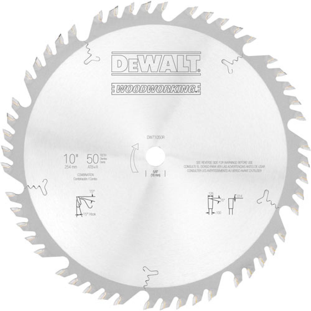 10&#34; 50T Combination Woodworking Saw Blade Full Kerf<span class=' ItemWarning' style='display:block;'>Item is usually in stock, but we&#39;ll be in touch if there&#39;s a problem<br /></span>