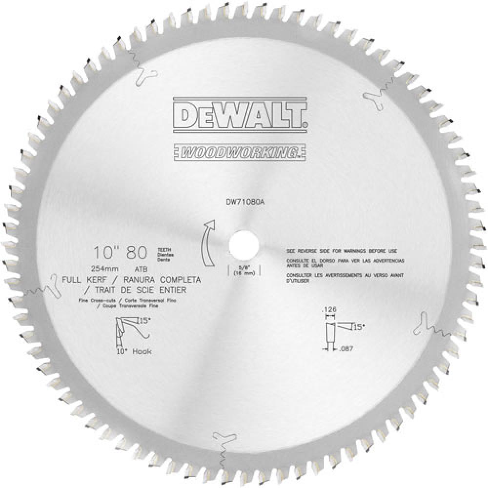 10&#34; 80T Ultra-Fine Crosscuts Table Saw Thin Kerf<span class=' ItemWarning' style='display:block;'>Item is usually in stock, but we&#39;ll be in touch if there&#39;s a problem<br /></span>