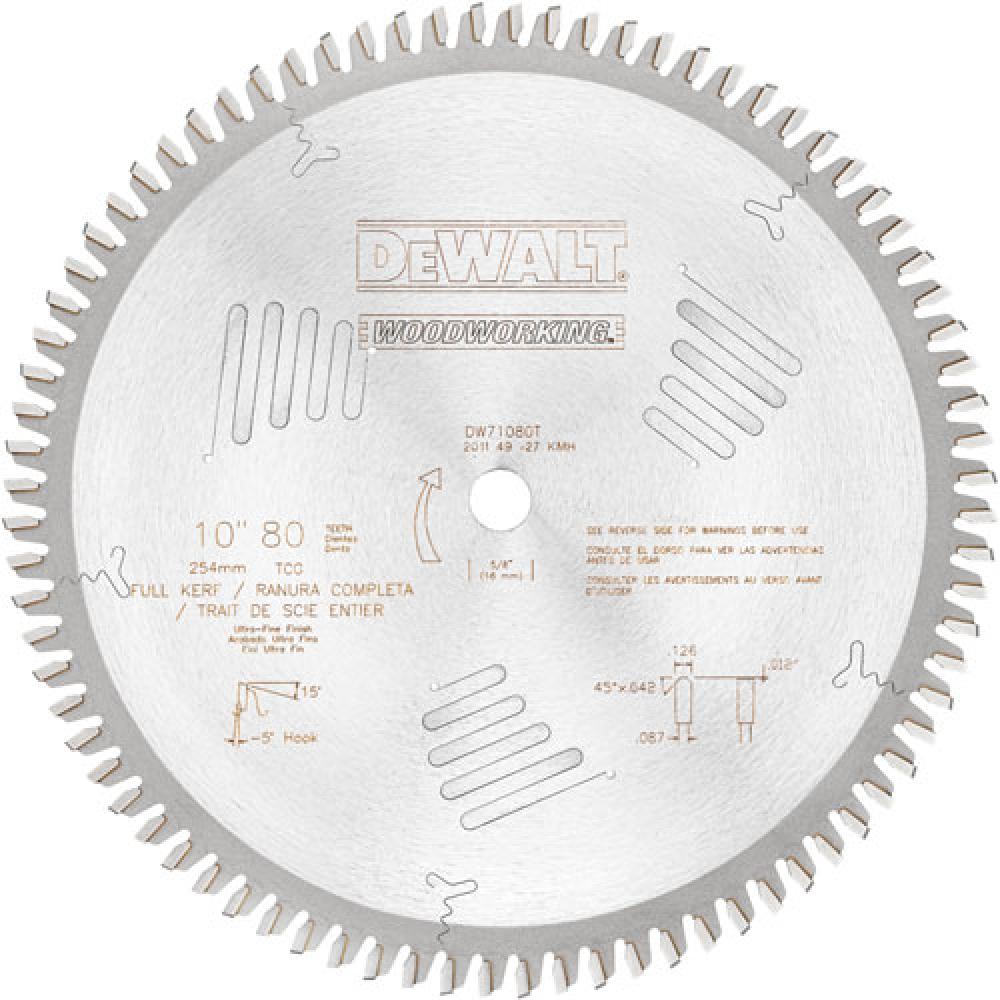 10&#34; 80T Ultra-Fine Crosscuts Table Saw Full Kerf<span class=' ItemWarning' style='display:block;'>Item is usually in stock, but we&#39;ll be in touch if there&#39;s a problem<br /></span>