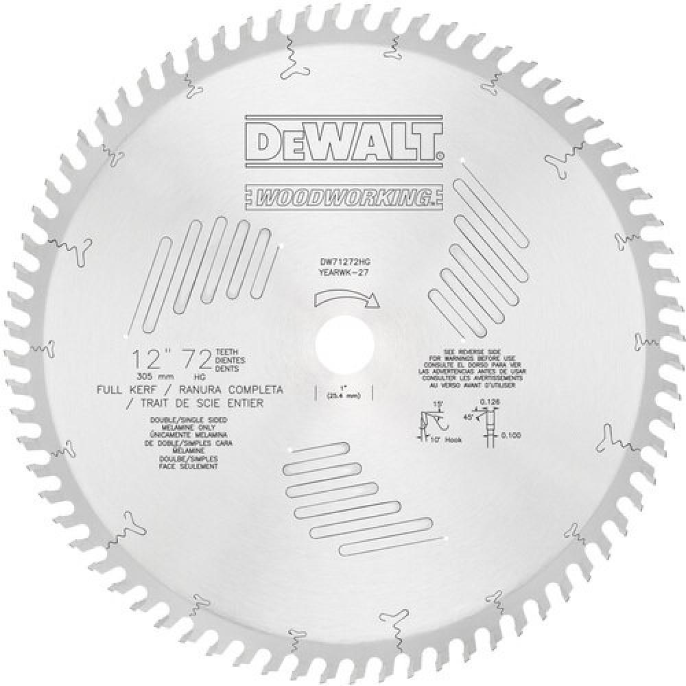 12&#34; 72T Melamine & Veneers Woodworking Saw Blade Full Kerf<span class=' ItemWarning' style='display:block;'>Item is usually in stock, but we&#39;ll be in touch if there&#39;s a problem<br /></span>