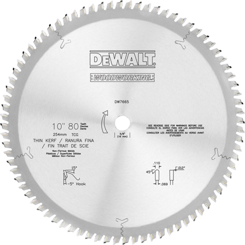 10&#34; 80T Aluminum Cutting Saw Blade 5/8&#34; Arbor<span class=' ItemWarning' style='display:block;'>Item is usually in stock, but we&#39;ll be in touch if there&#39;s a problem<br /></span>