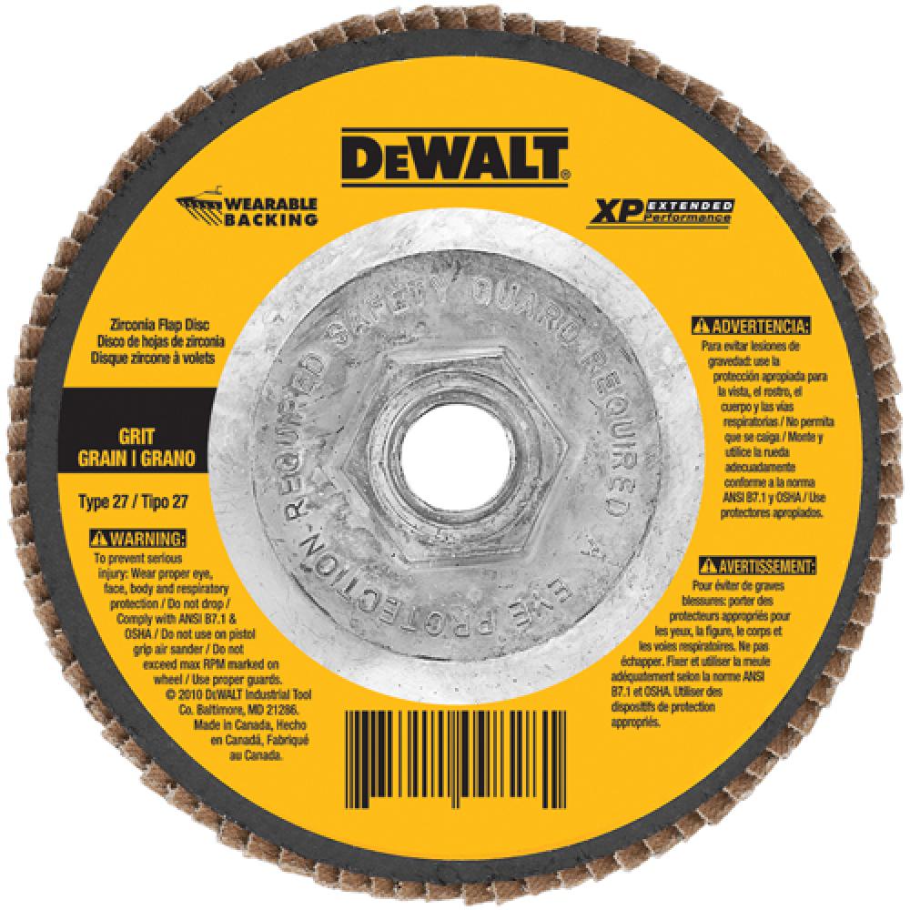 4-1/2&#34; x 5/8&#34;-11 Z40 T27 WB flap disc<span class=' ItemWarning' style='display:block;'>Item is usually in stock, but we&#39;ll be in touch if there&#39;s a problem<br /></span>