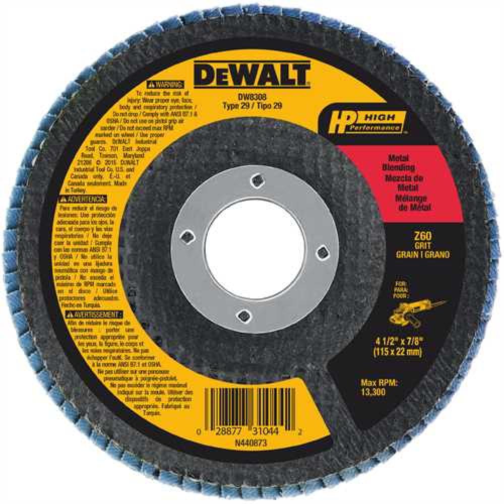 4-1/2&#34; x 7/8&#34; 60g type 29 HP flap disc<span class=' ItemWarning' style='display:block;'>Item is usually in stock, but we&#39;ll be in touch if there&#39;s a problem<br /></span>