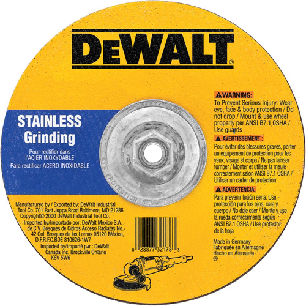 9&#34; x 1/8&#34; x 5/8&#34;-11 T27 stainless wheel<span class=' ItemWarning' style='display:block;'>Item is usually in stock, but we&#39;ll be in touch if there&#39;s a problem<br /></span>