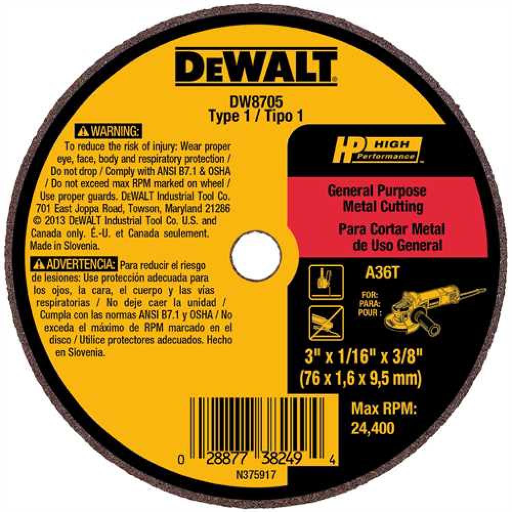 3&#34; x 1/16&#34; x 3/8&#34; A36T fast cutting wheel<span class=' ItemWarning' style='display:block;'>Item is usually in stock, but we&#39;ll be in touch if there&#39;s a problem<br /></span>