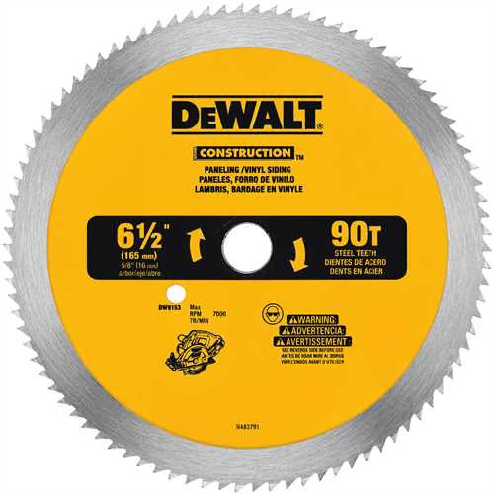 6-1/2&#34; 90T Steel Saw Blade (Vinyl/Panneling)<span class=' ItemWarning' style='display:block;'>Item is usually in stock, but we&#39;ll be in touch if there&#39;s a problem<br /></span>