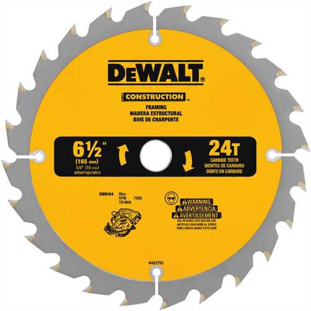 6-1/2&#34; 24T Carbide Blade (Framing)<span class=' ItemWarning' style='display:block;'>Item is usually in stock, but we&#39;ll be in touch if there&#39;s a problem<br /></span>