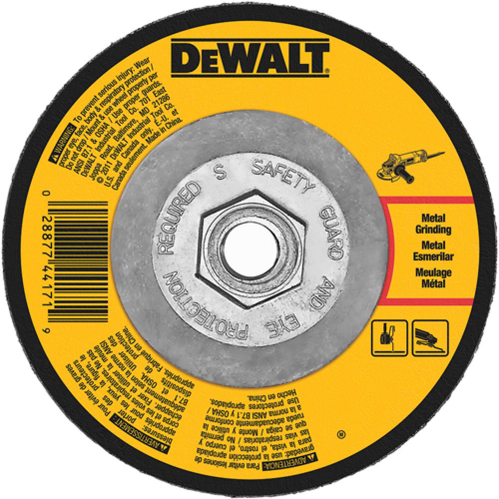 4-1/2&#34; x 1/8&#34; x 5/8&#34;-11 Metal Grinding Wheel<span class=' ItemWarning' style='display:block;'>Item is usually in stock, but we&#39;ll be in touch if there&#39;s a problem<br /></span>
