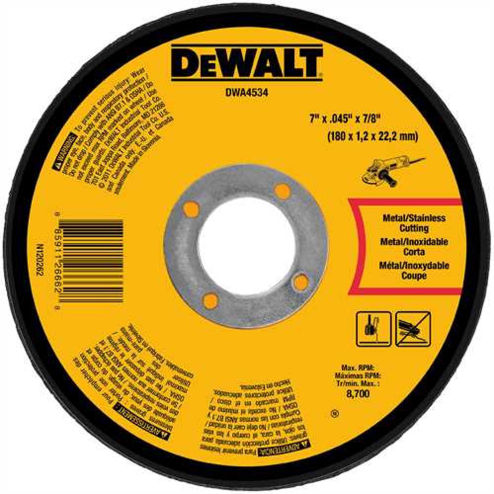 7&#34; x .045&#34; x 7/8&#34; T27 Metal Cut-Off Wheel<span class=' ItemWarning' style='display:block;'>Item is usually in stock, but we&#39;ll be in touch if there&#39;s a problem<br /></span>