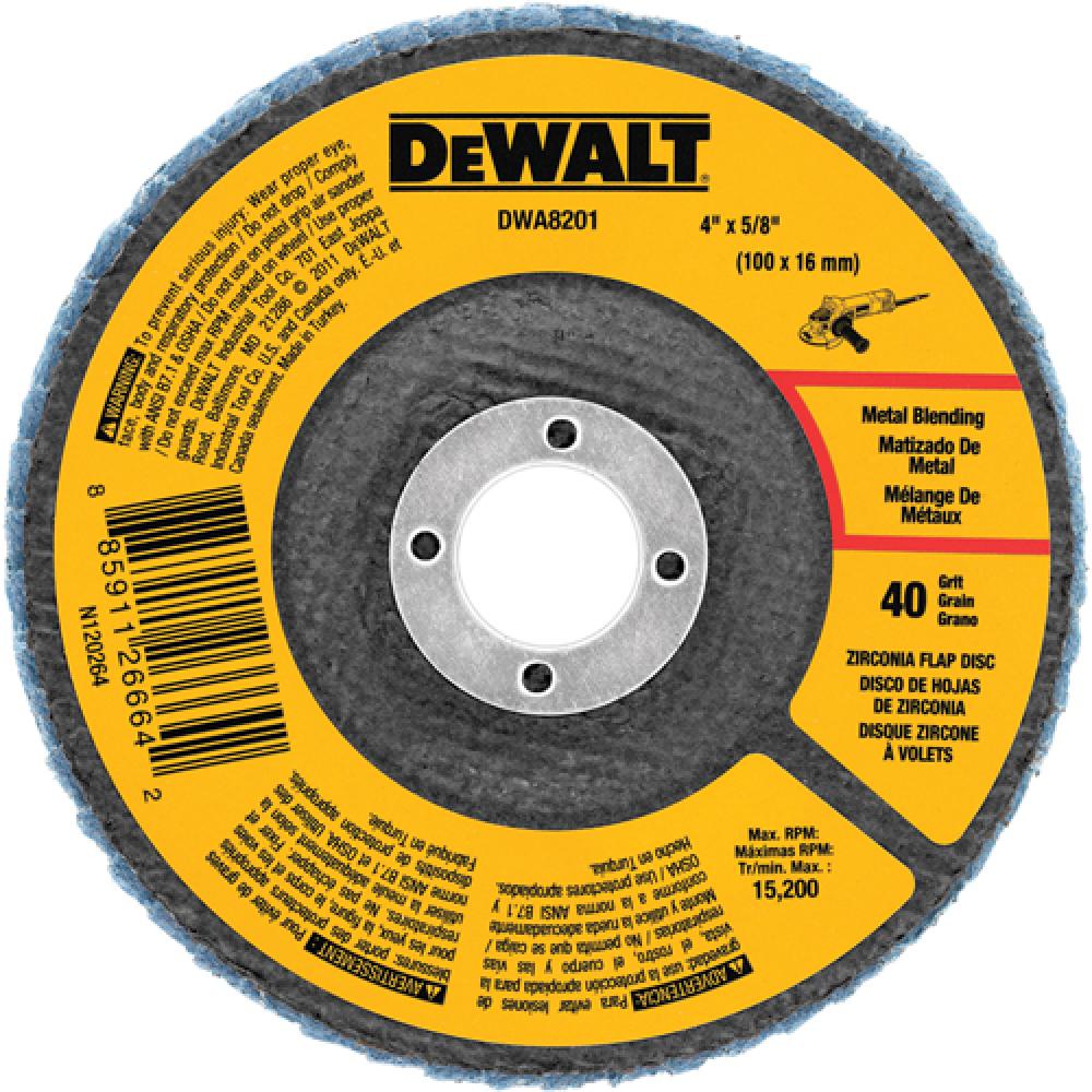 4&#34; x 5/8&#34; 40 Grit Zirconia T29 Flap Disc<span class=' ItemWarning' style='display:block;'>Item is usually in stock, but we&#39;ll be in touch if there&#39;s a problem<br /></span>