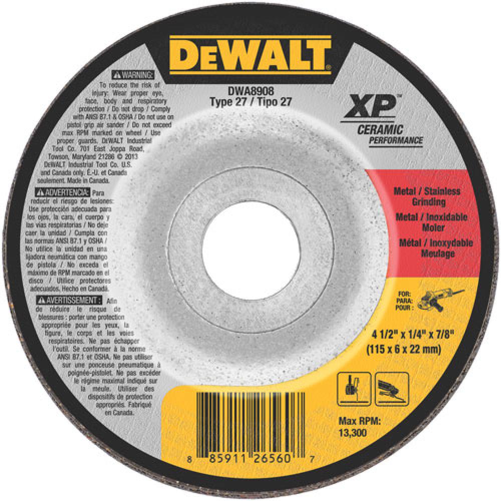 4-1/2&#34; x 1/4&#34; x 7/8&#34; Ceramic Abrasive<span class=' ItemWarning' style='display:block;'>Item is usually in stock, but we&#39;ll be in touch if there&#39;s a problem<br /></span>