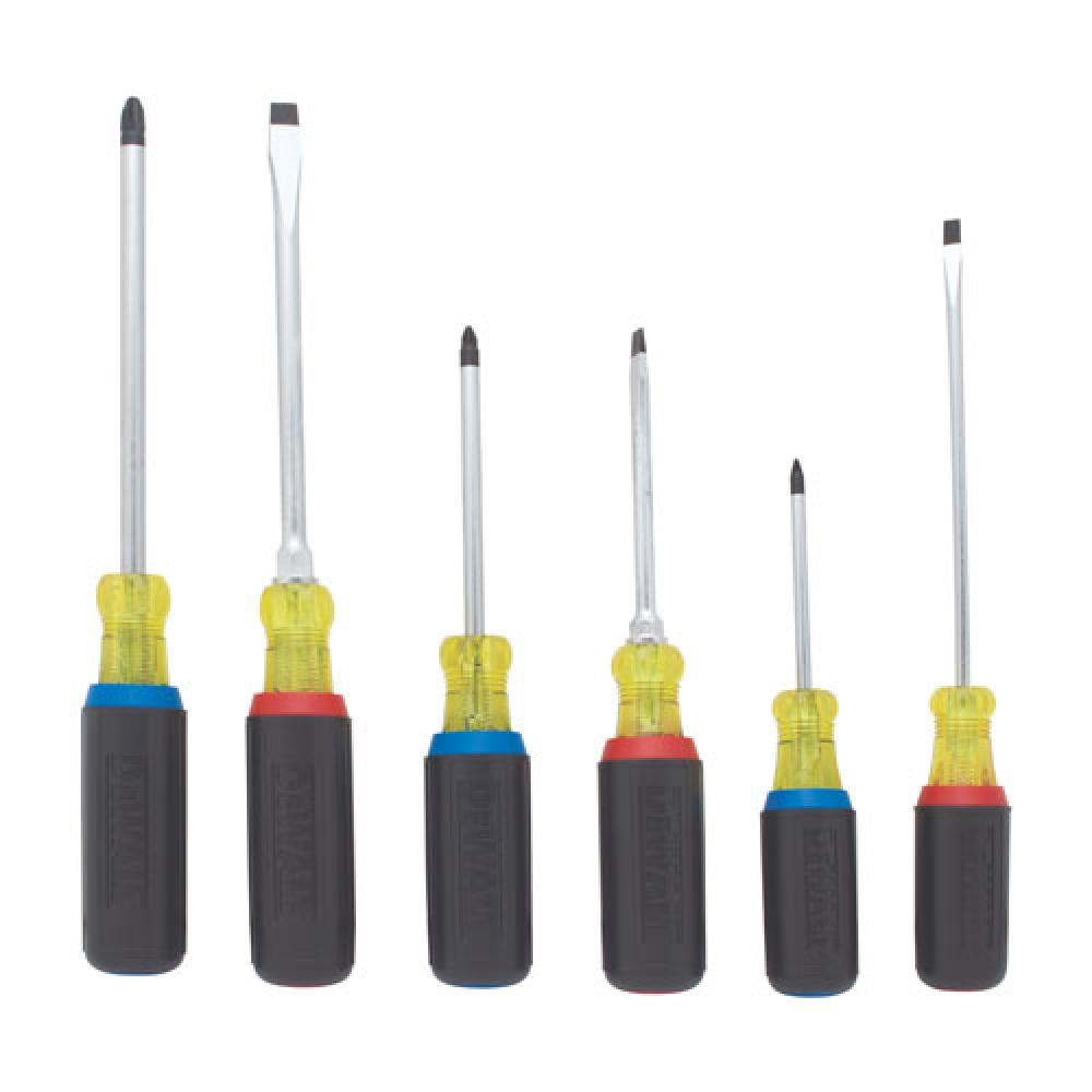 6 Pc Vinyl Grip Screwdriver Set<span class=' ItemWarning' style='display:block;'>Item is usually in stock, but we&#39;ll be in touch if there&#39;s a problem<br /></span>