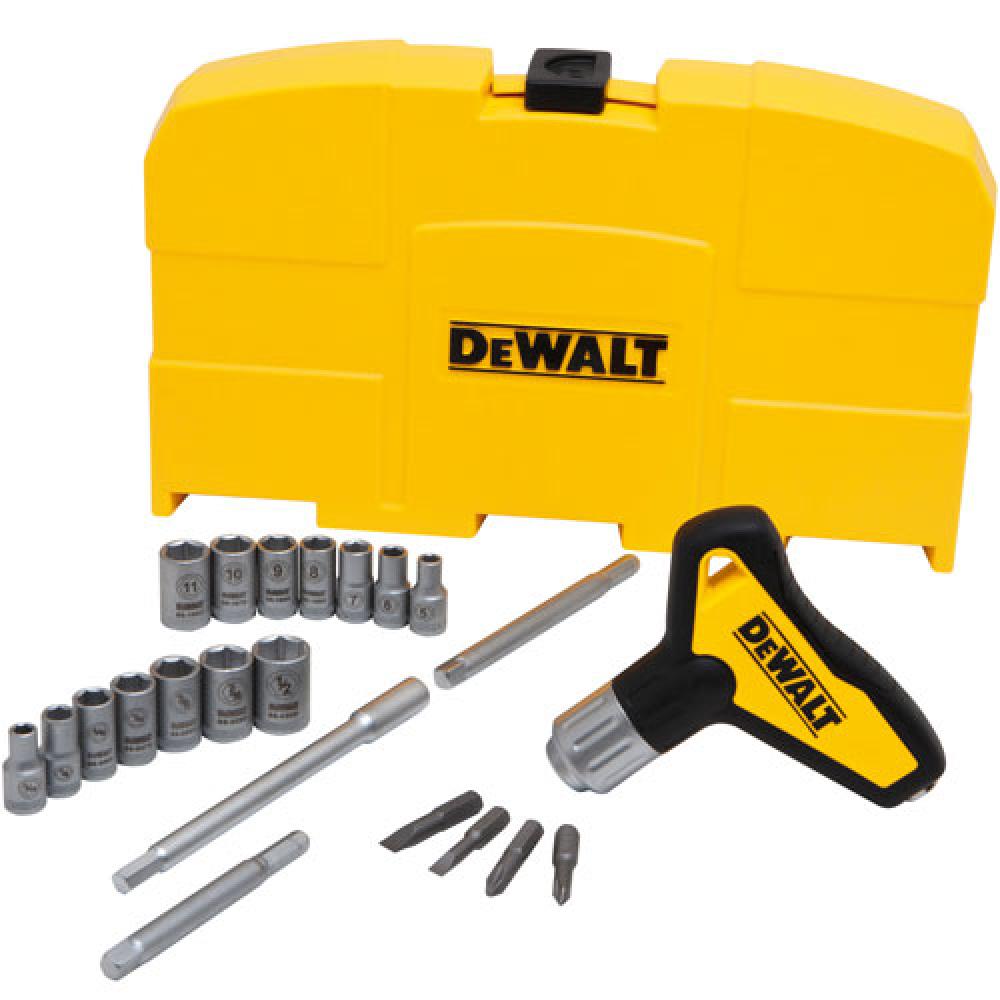 Ratcheting T-Handle Socket Set<span class=' ItemWarning' style='display:block;'>Item is usually in stock, but we&#39;ll be in touch if there&#39;s a problem<br /></span>