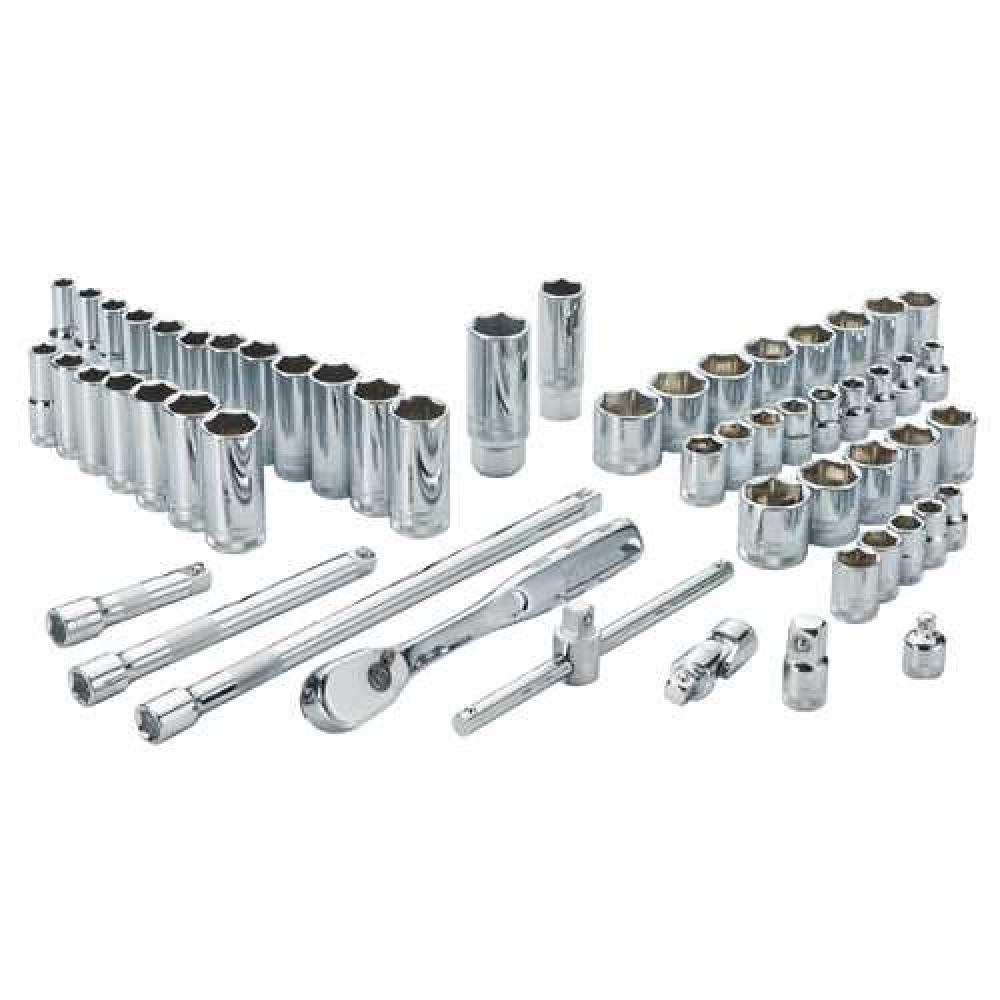 56 Piece 3/8 in Drive Combination Socket Set - 6 & 12 Point<span class=' ItemWarning' style='display:block;'>Item is usually in stock, but we&#39;ll be in touch if there&#39;s a problem<br /></span>