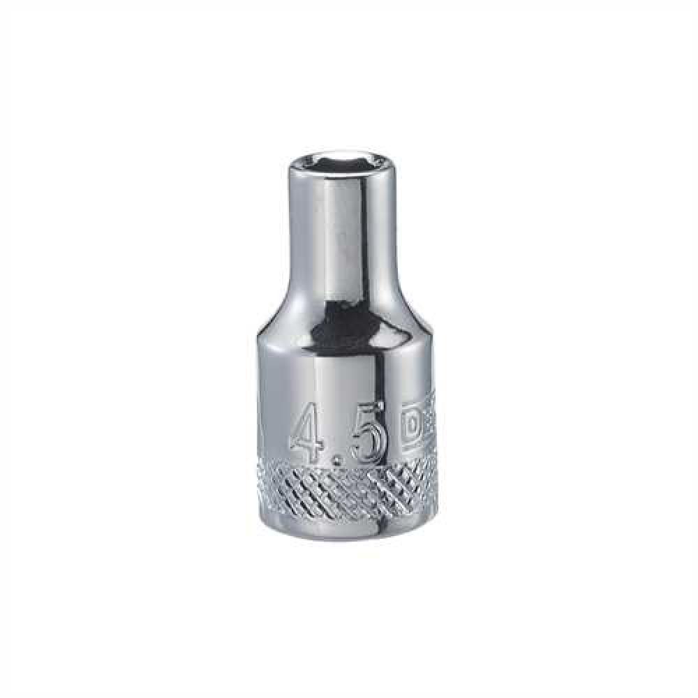 1/4 in Drive 6 pt Standard Socket 4.5 mm<span class=' ItemWarning' style='display:block;'>Item is usually in stock, but we&#39;ll be in touch if there&#39;s a problem<br /></span>