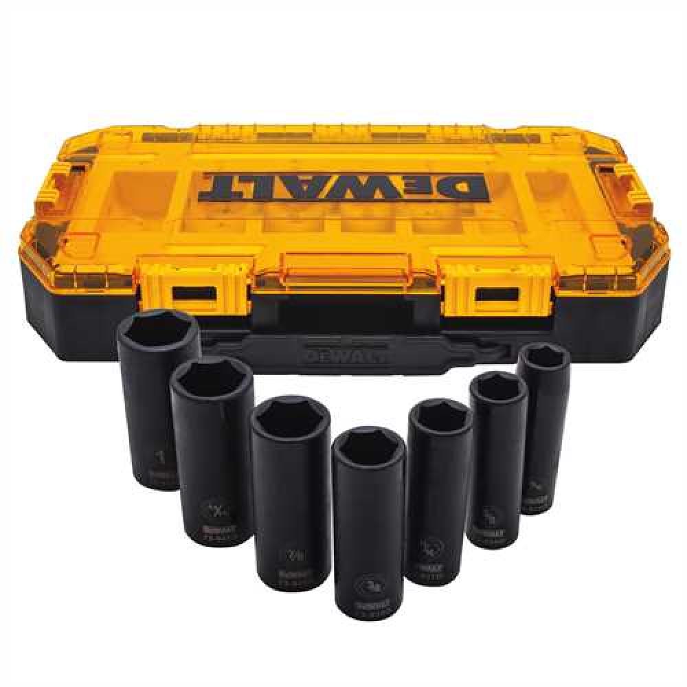 7 Piece 1/2 in Drive Deep Impact Socket Set<span class=' ItemWarning' style='display:block;'>Item is usually in stock, but we&#39;ll be in touch if there&#39;s a problem<br /></span>