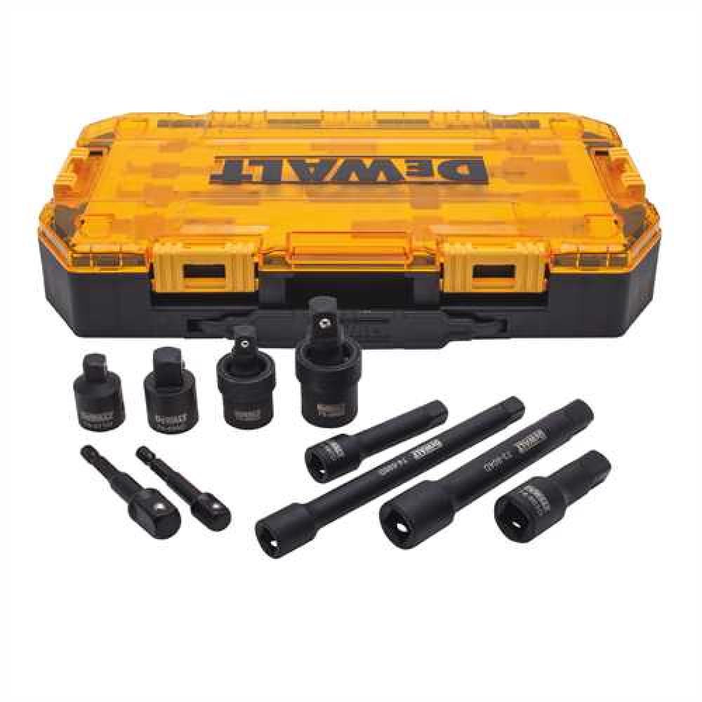 10 Piece 3/8 in & 1/2 in Drive Impact Accessory Set<span class=' ItemWarning' style='display:block;'>Item is usually in stock, but we&#39;ll be in touch if there&#39;s a problem<br /></span>