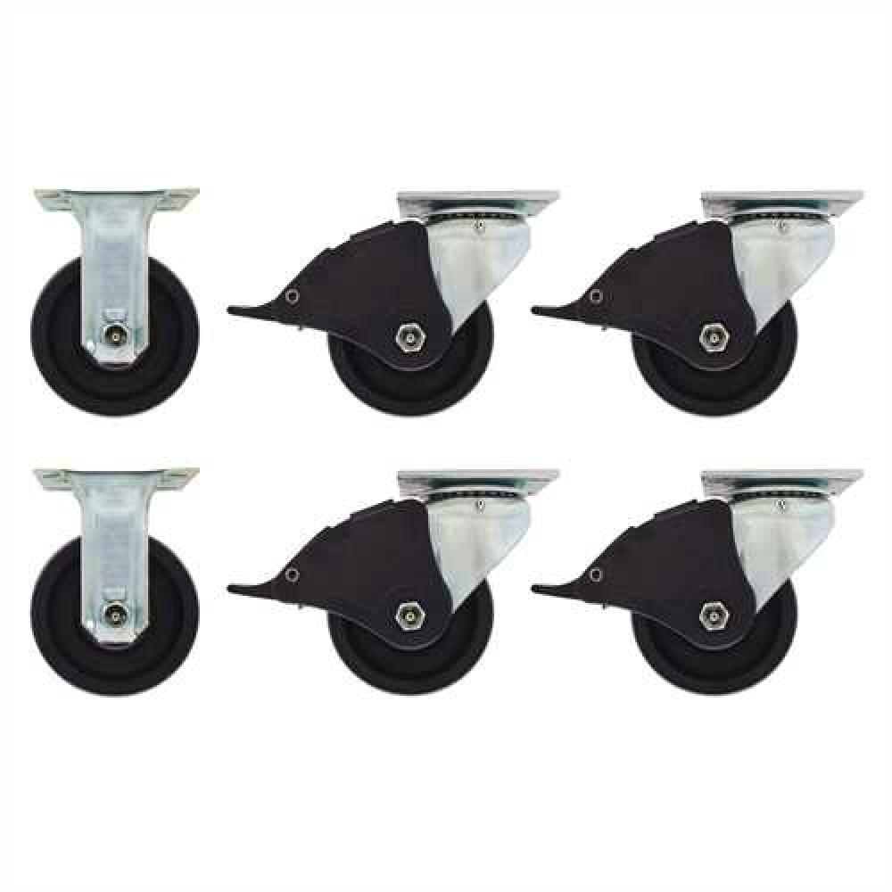 5&#34; x 2&#34; Caster 6 PC Set<span class=' ItemWarning' style='display:block;'>Item is usually in stock, but we&#39;ll be in touch if there&#39;s a problem<br /></span>