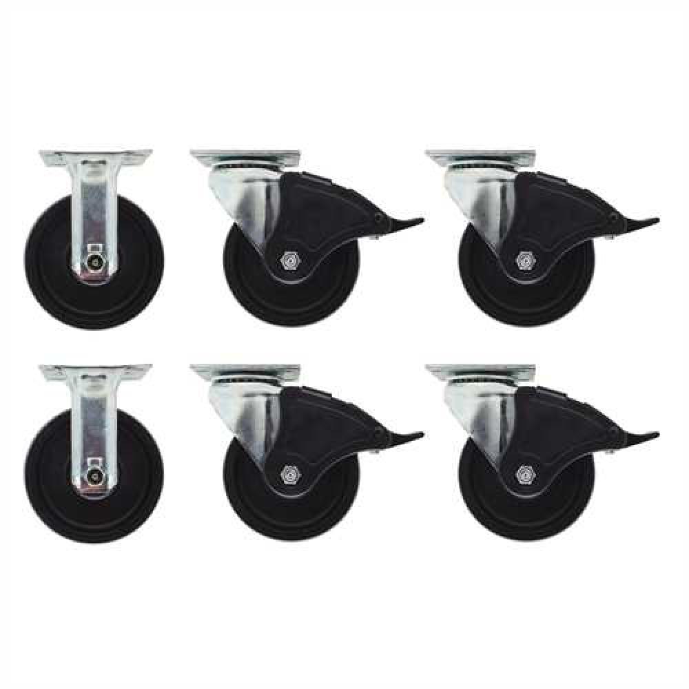 6&#34; x 2&#34; Caster 6 PC SET<span class=' ItemWarning' style='display:block;'>Item is usually in stock, but we&#39;ll be in touch if there&#39;s a problem<br /></span>