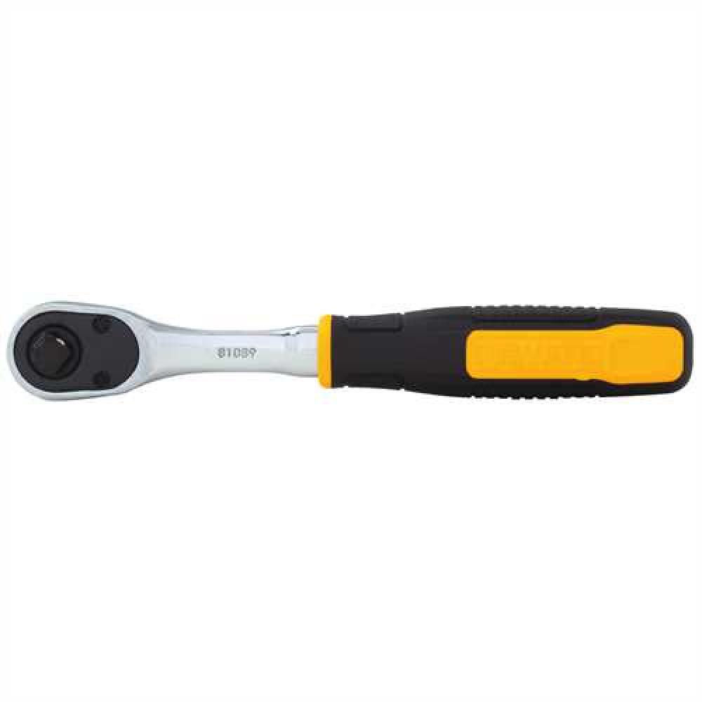 DEWALT(R)  1/4&#34; Drive Bi-Material Grip Ratchet<span class=' ItemWarning' style='display:block;'>Item is usually in stock, but we&#39;ll be in touch if there&#39;s a problem<br /></span>